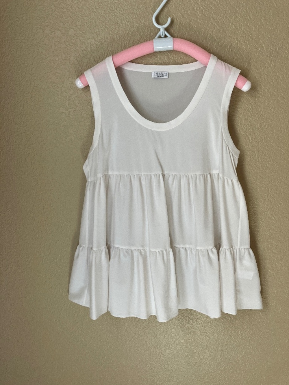 Brunello Cucinelli Silk Top Women's Size Small Luxury Italian